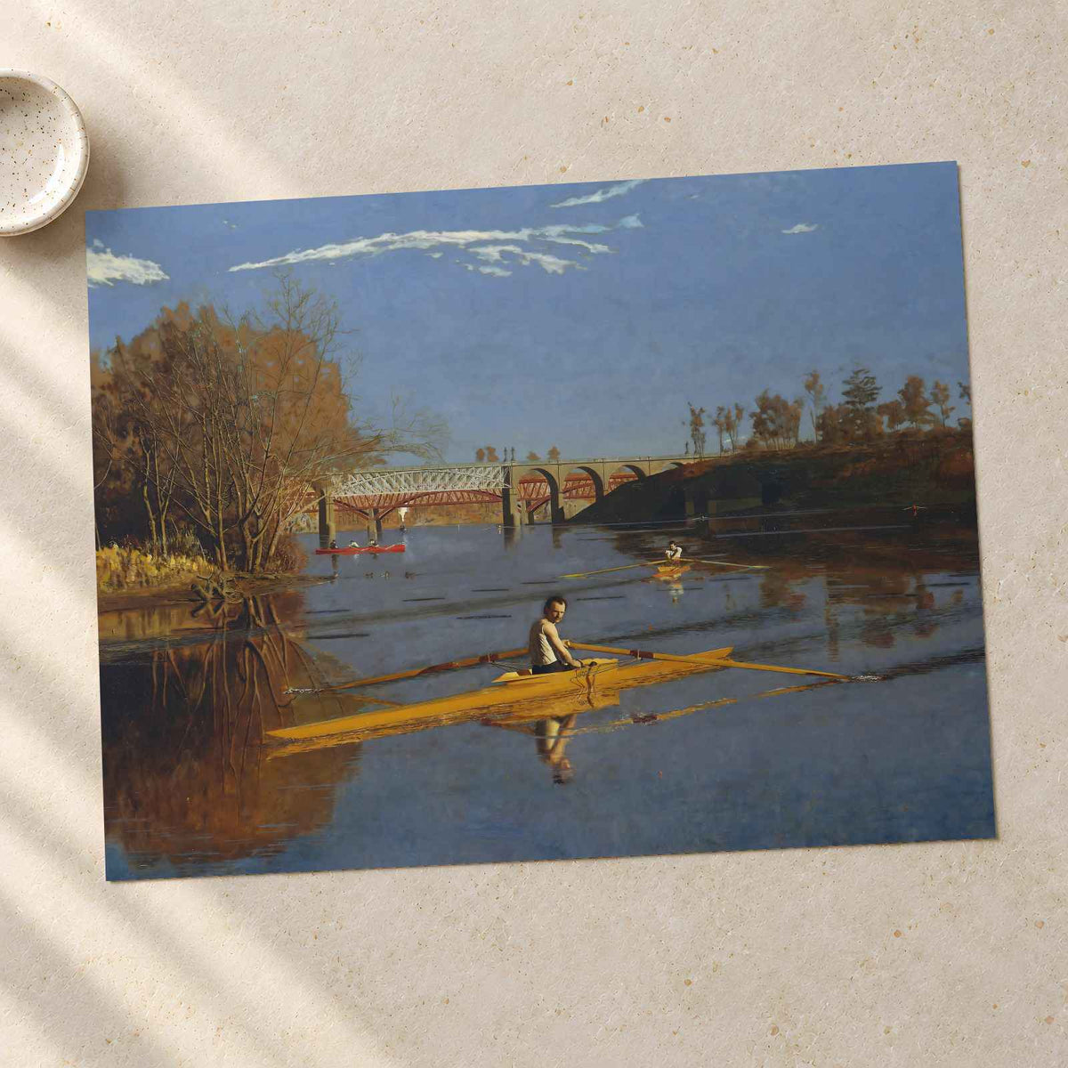 The Champion Single Sculls art print by Thomas Eakins (1871)