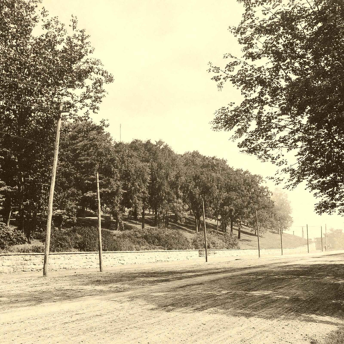 East High Street Pottstown PA in 1904 restored photo print