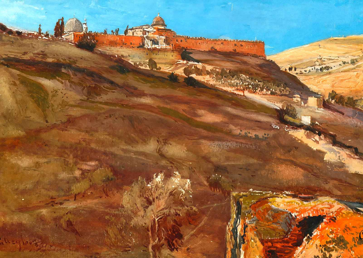 South Wall of Jerusalem art print