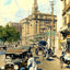 Bubbling Well Road & C.U.A., Shanghai art print