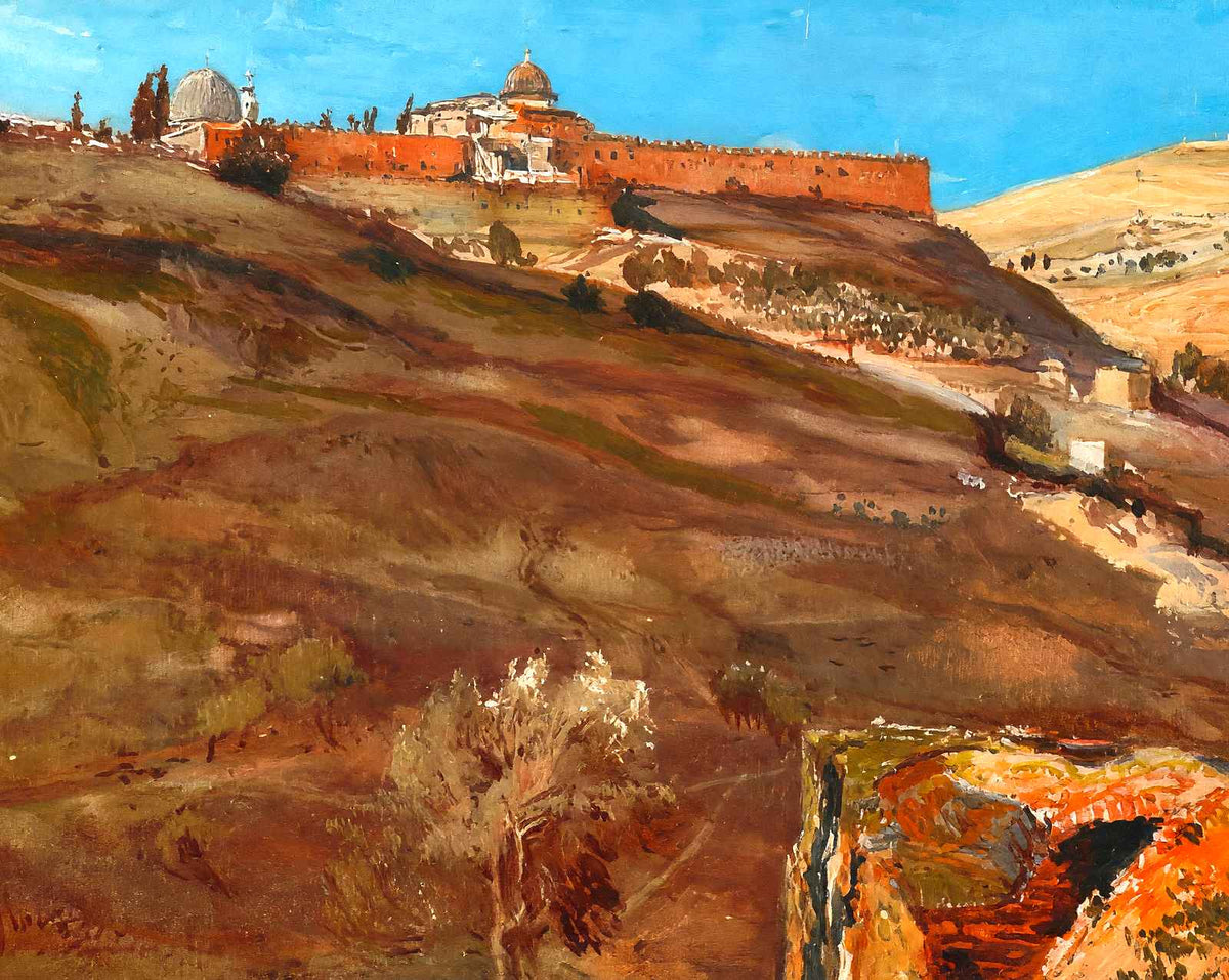 South Wall of Jerusalem art print