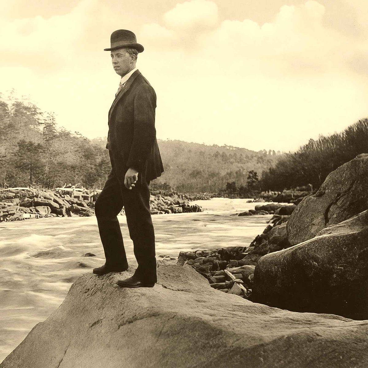 Narrows of the Yadkin, Salisbury NC in 1908 photo print