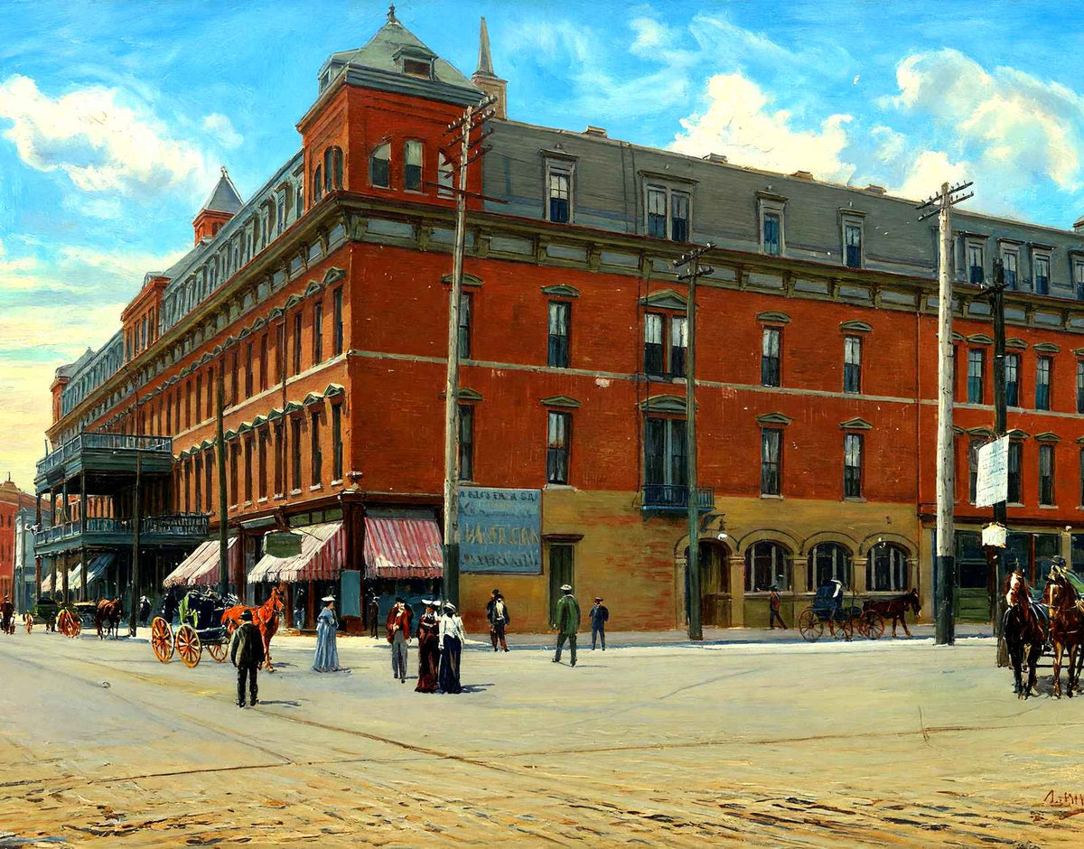 Read House, Chattanooga, TN in 1905 art print