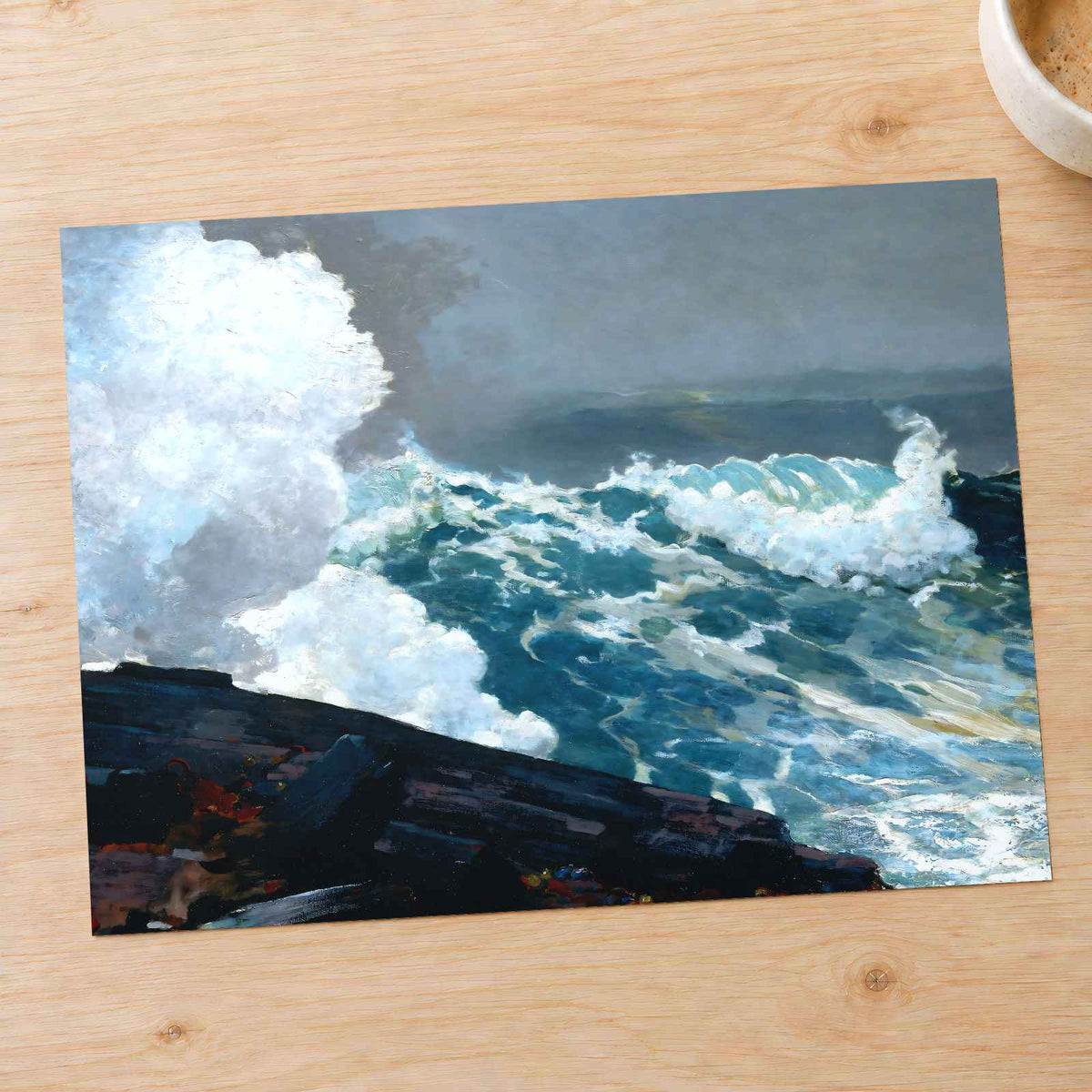 Northeaster art print by Winslow Homer (1895)