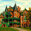 Baptist University for Women, Raleigh, NC art print