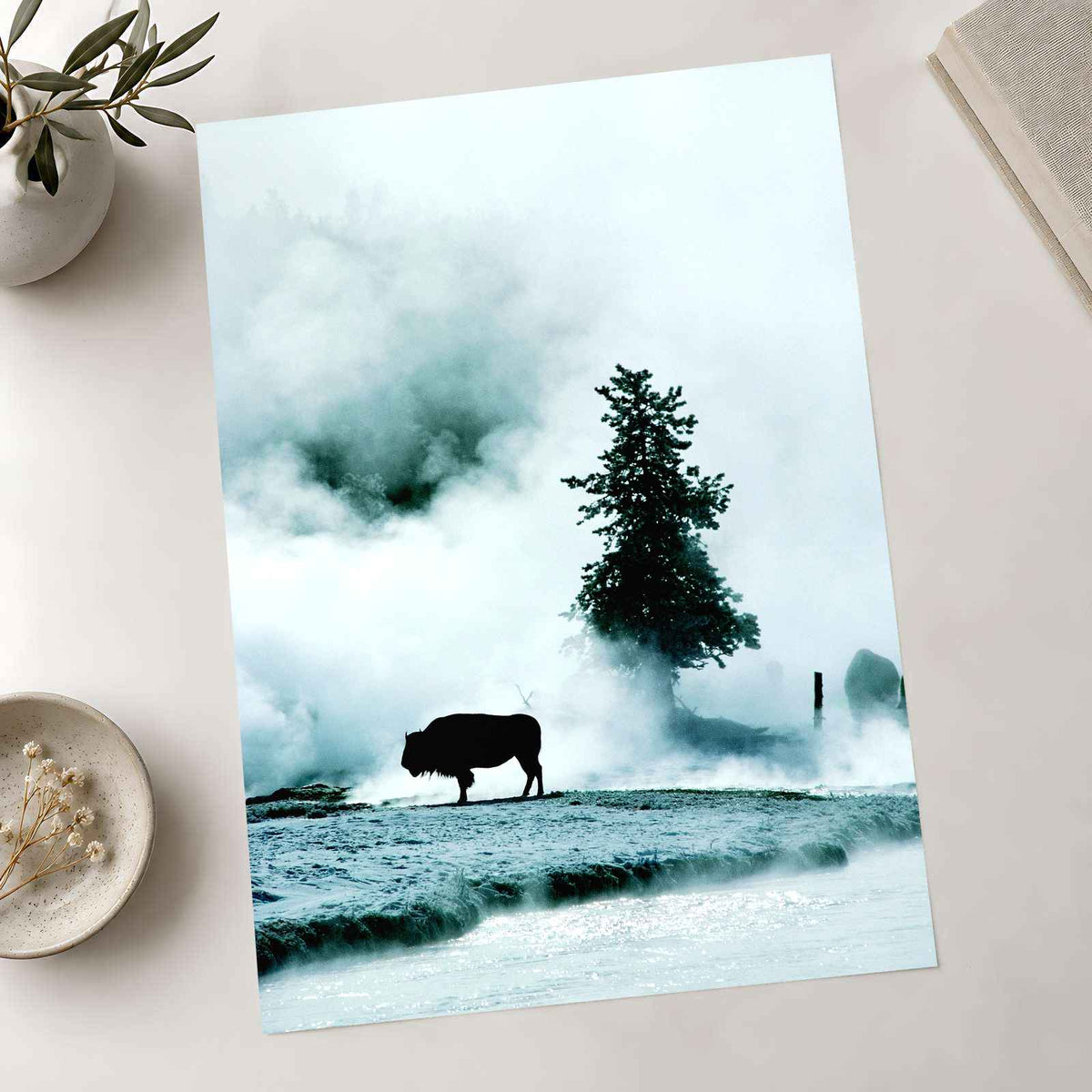 Yellowstone National Park in Wyoming Photo Print Wall Decor