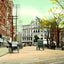 Public Square, Wilkes Barre PA in 1907 vintage print