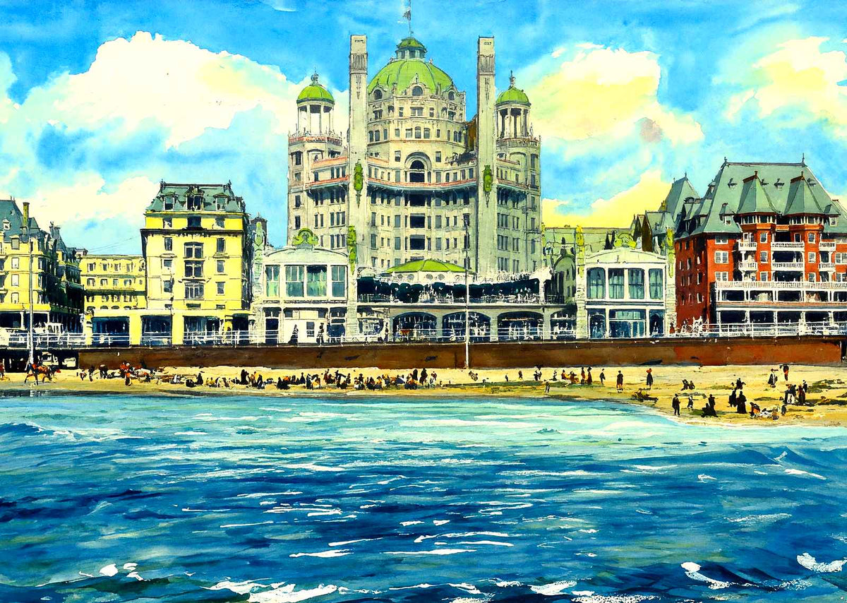 Marlborough-Blenheim Hotel, Atlantic City, NJ art print