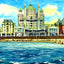 Marlborough-Blenheim Hotel, Atlantic City, NJ art print