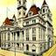 Post Office, Pittsburgh PA in 1906 art print