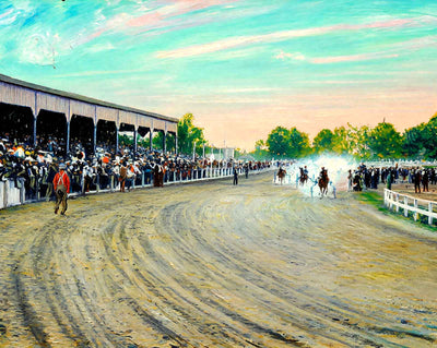 Olympia Park Race Track, Chattanooga, TN 1905 art print