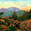 Mt Mitchell, Asheville, NC in 1906 art print