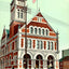 Post Office, Reading, PA in 1907 vintage print