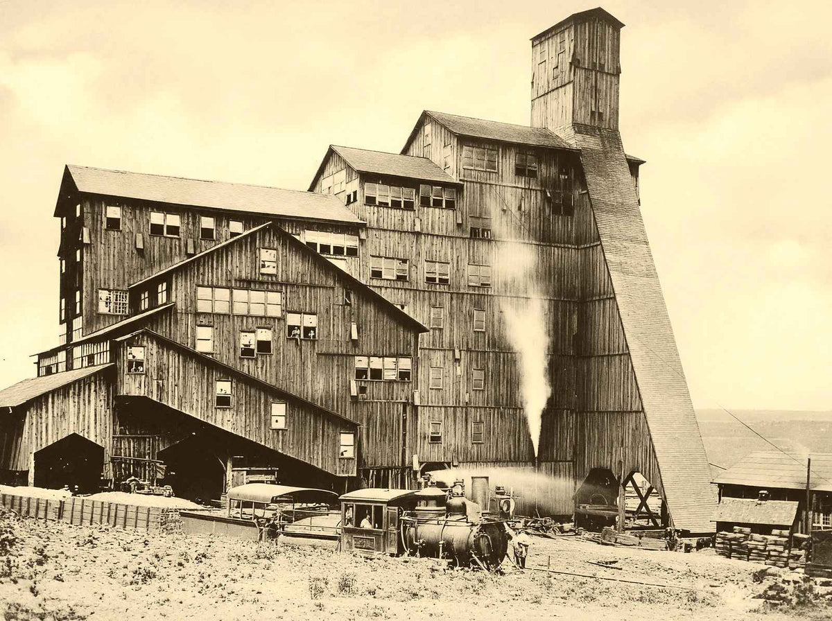 Enterprise Colliery, Shamokin, PA in 1905 vintage photo print
