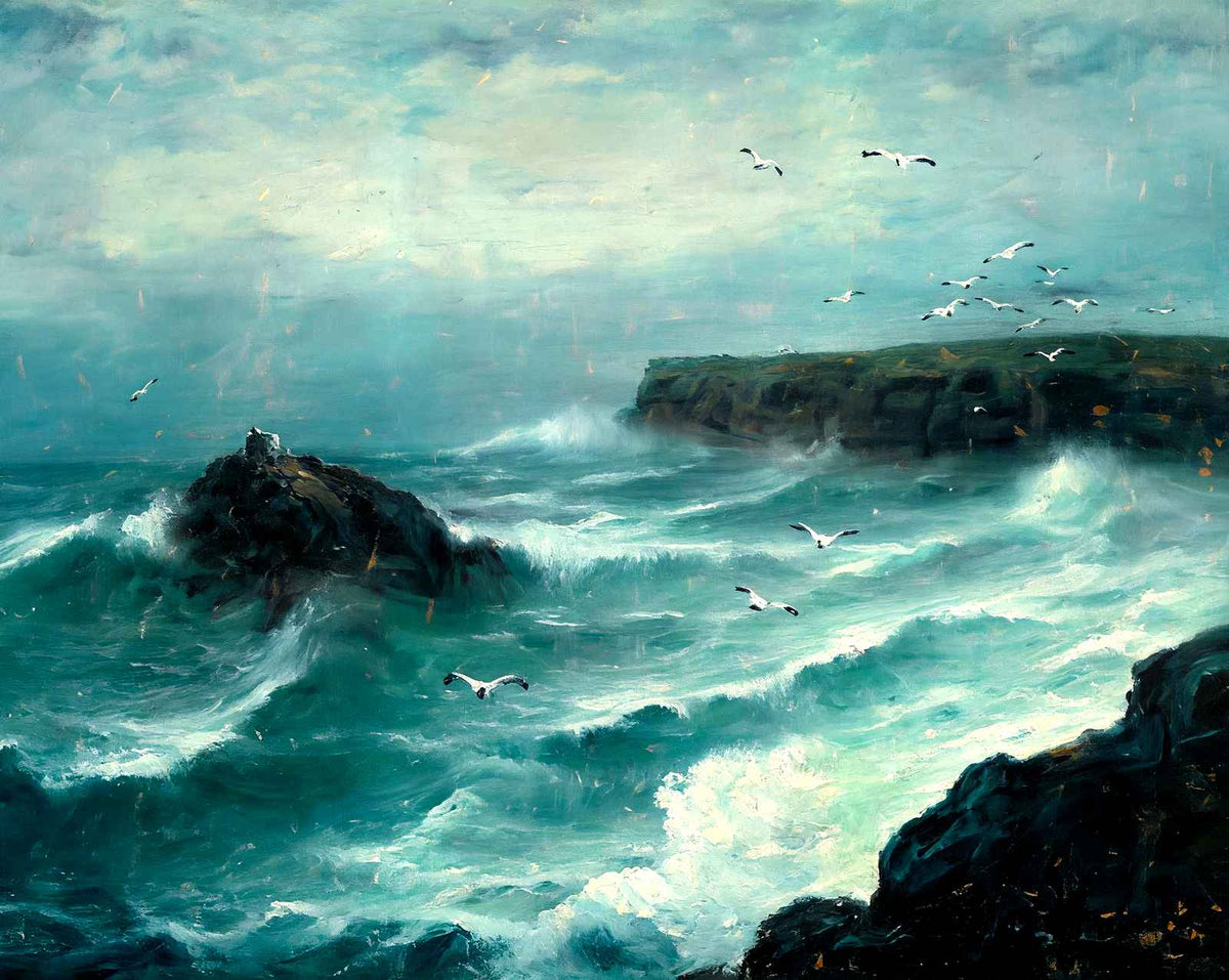 Portelet Bay, Jersey painting