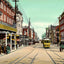 Hamilton Street, Allentown, PA in 1907 vintage print
