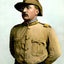 Theodore Roosevelt as a Rough Rider in 1906 vintage print
