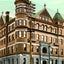 City Hall, Wilkes-Barre, PA in 1907 vintage print