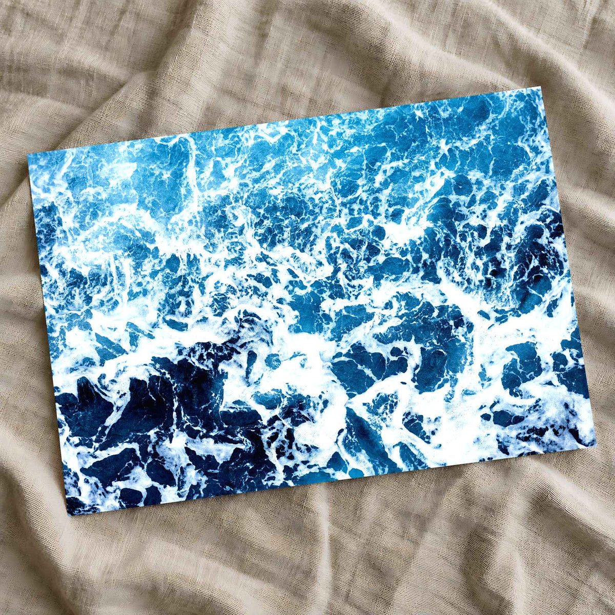 Rough Sea, Strait of Messina Photo Print Wall Decor
