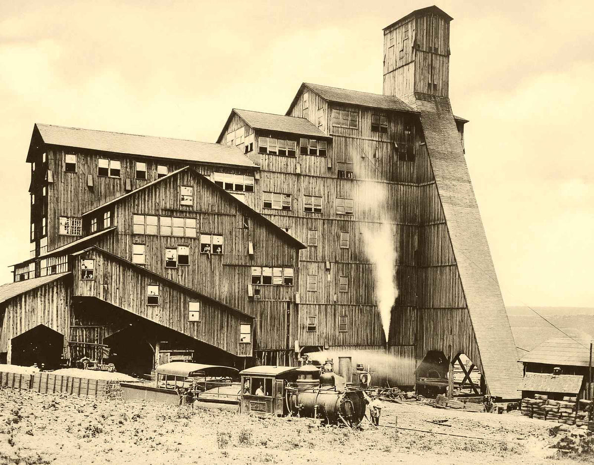 Enterprise Colliery, Shamokin, PA in 1905 vintage photo print
