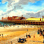Young's Pier, Atlantic City, NJ in 1902 art print