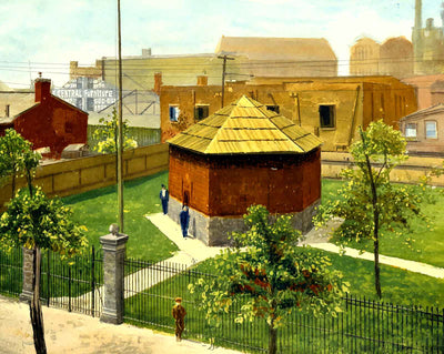 Old Block House, Pittsburgh PA in 1906 art print