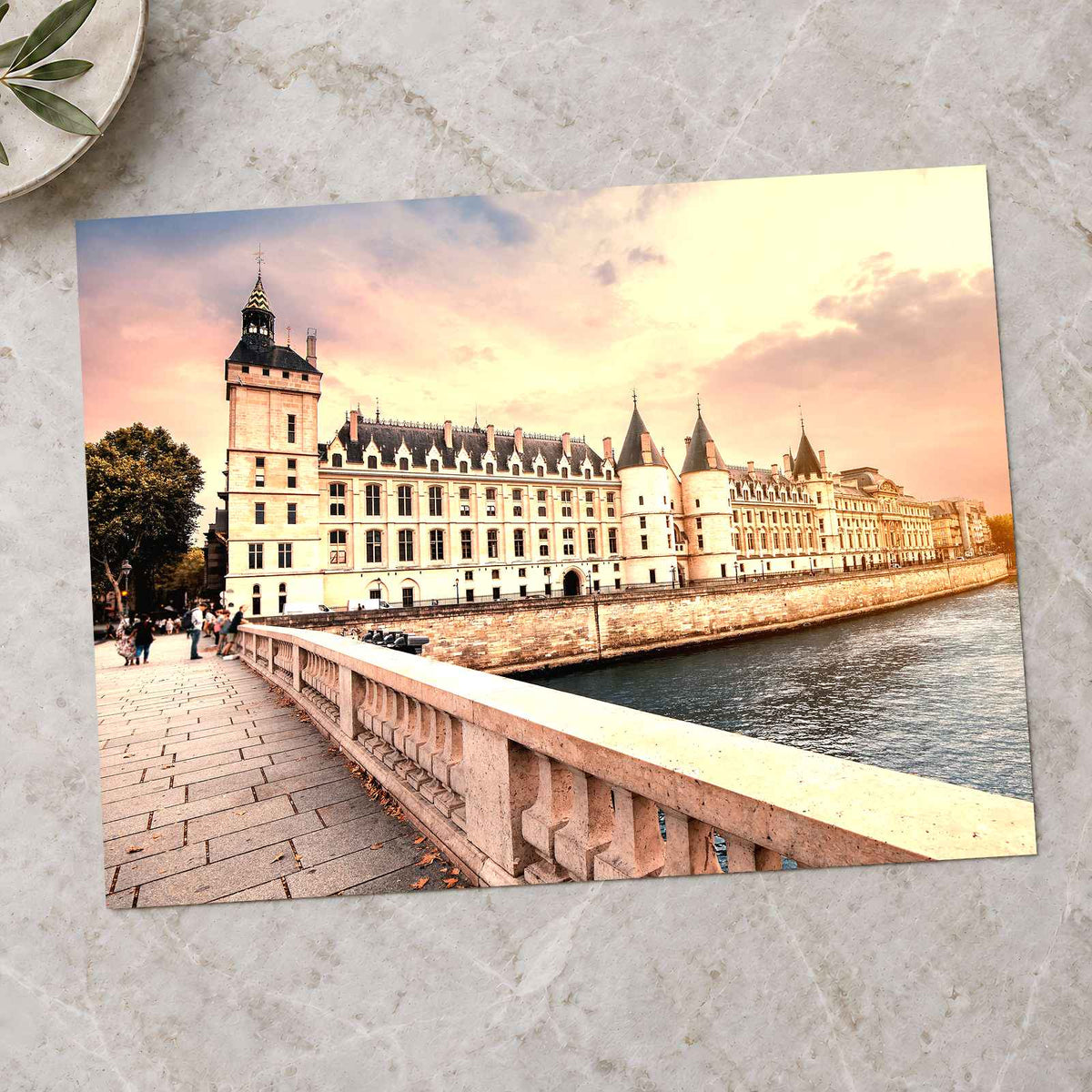 Conciergerie, River Seine in Paris Photo Print Wall Decor