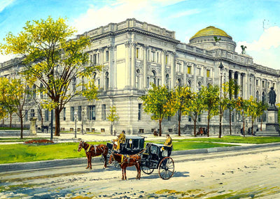 Public Library & Museum, Milwaukee, WI (1905) art print