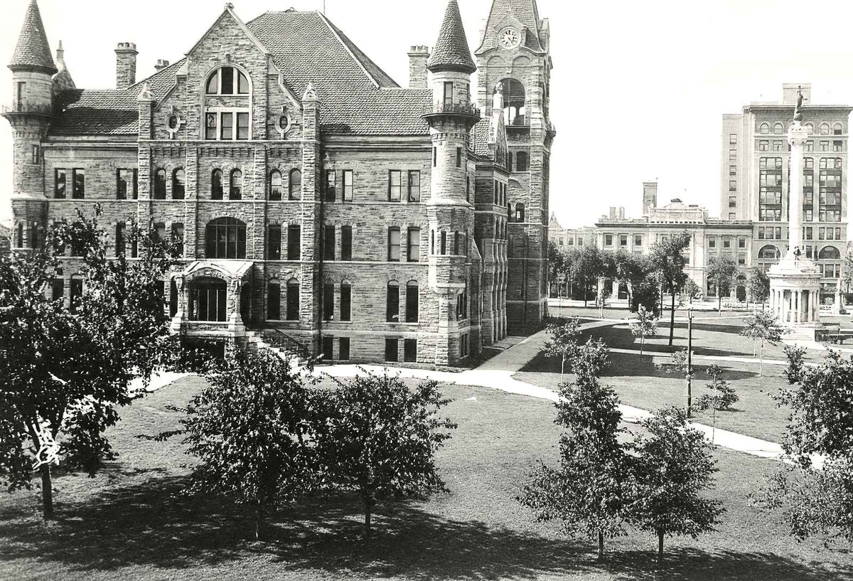 Court House, Scranton, PA in 1905 vintage photo print