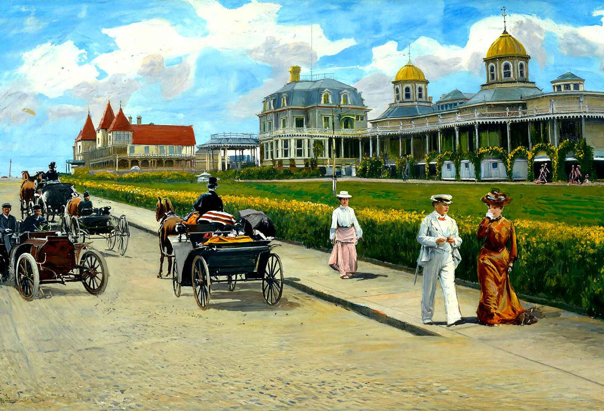 Pennsylvania Club House, Long Branch, NJ art print
