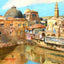 Pool of Hezekiah, Jerusalem in 1905 art print