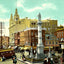 Penn Square and Soldiers' Monument, Lancaster vintage print