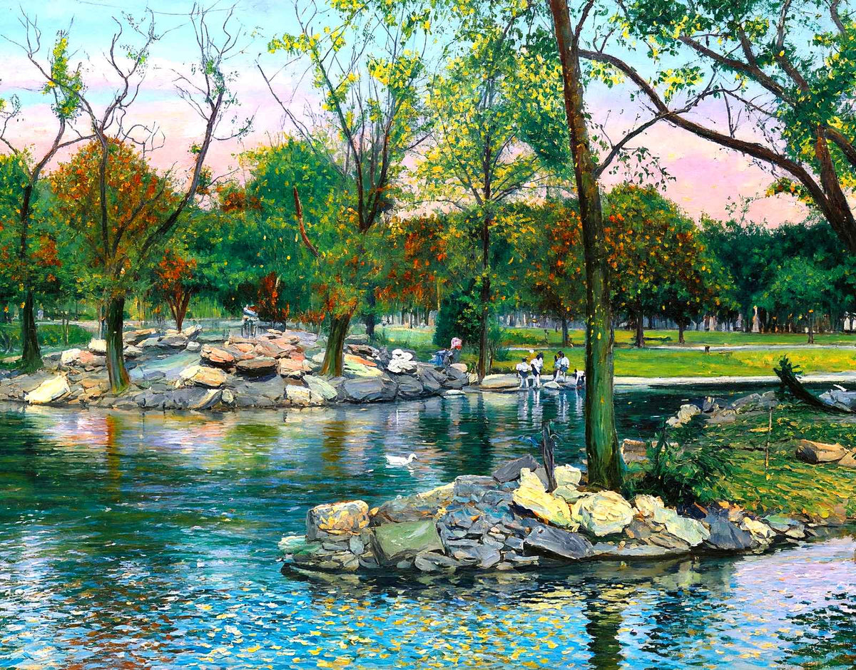 Allegheny Park, Allegheny PA in 1906 art print