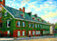 Widows House, Bethlehem PA in 1912 art print