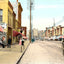West Milwaukee St Near Jackson St, Janesville vintage print