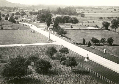Gettysburg Battlefield, PA in 1904 vintage photo print