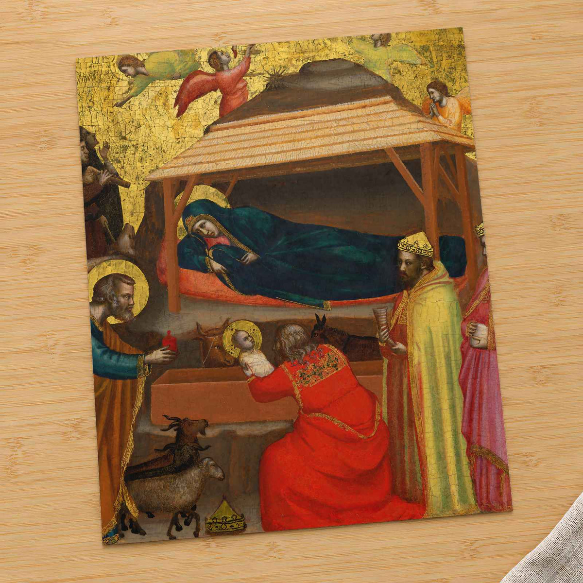 The Adoration of the Magi fine art print by Giotto di Bondone (1315)