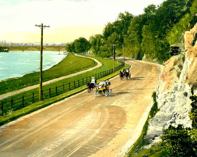 River Drive Fairmount Park, Philadelphia PA art print