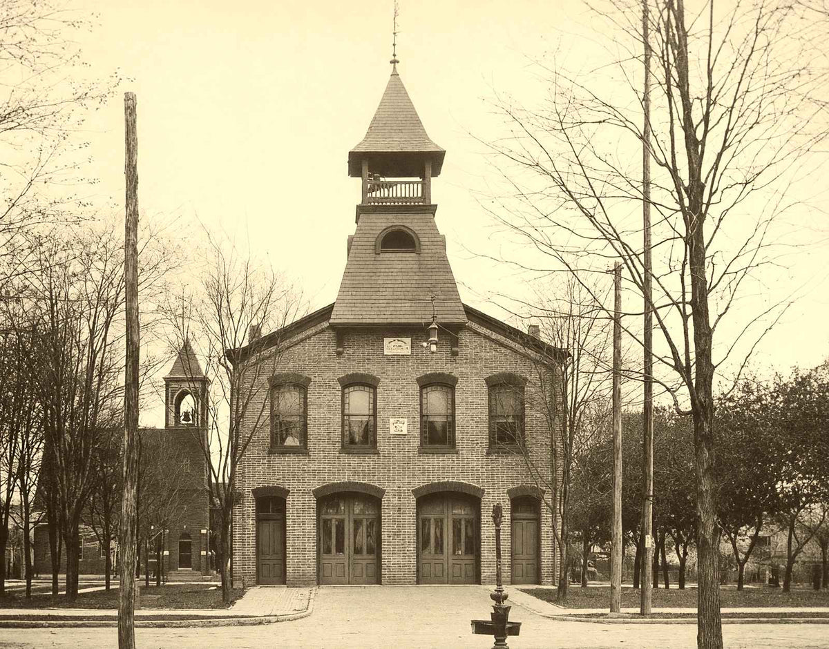 Town Hall, Philipsburg, PA in 1905 vintage photo print