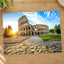 Colosseum in Rome with Morning Sun, Italy Photo Print Wall Decor