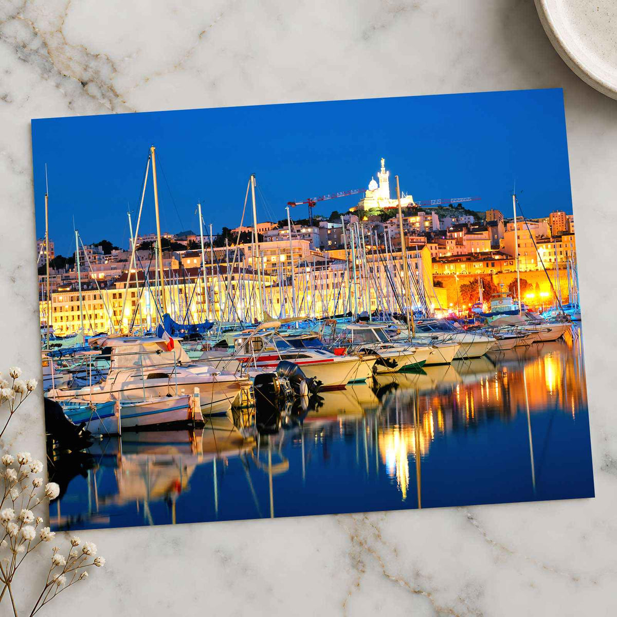 Marseille Old Port (Vieux-Port De Marseille) Photo Print Wall Decor