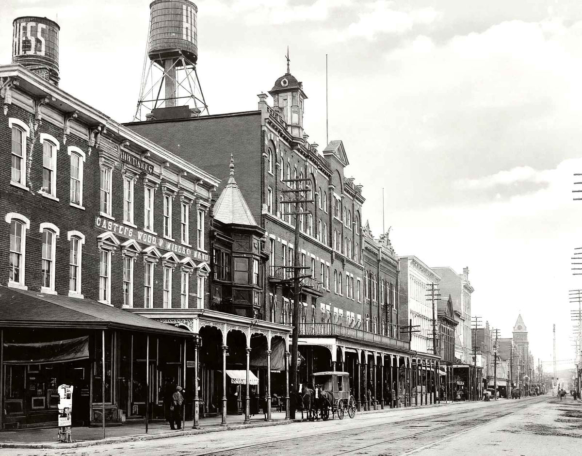 Allentown, PA Hamilton Street East of Ninth vintage photo print