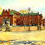 City Hospital, Wilkes-Barre, PA in 1907 art print