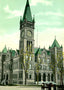 Municipal Building, Scranton PA in 1907 vintage print