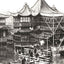Willow Pattern Tea House, Shanghai, China restored photo print