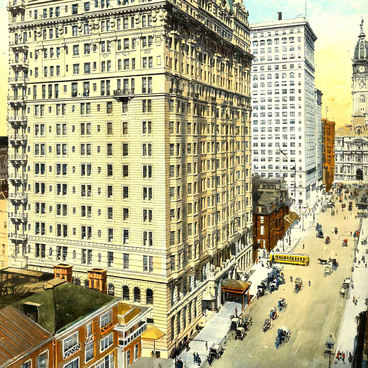 Hotel Bellevue Stratford, Philadelphia PA art print