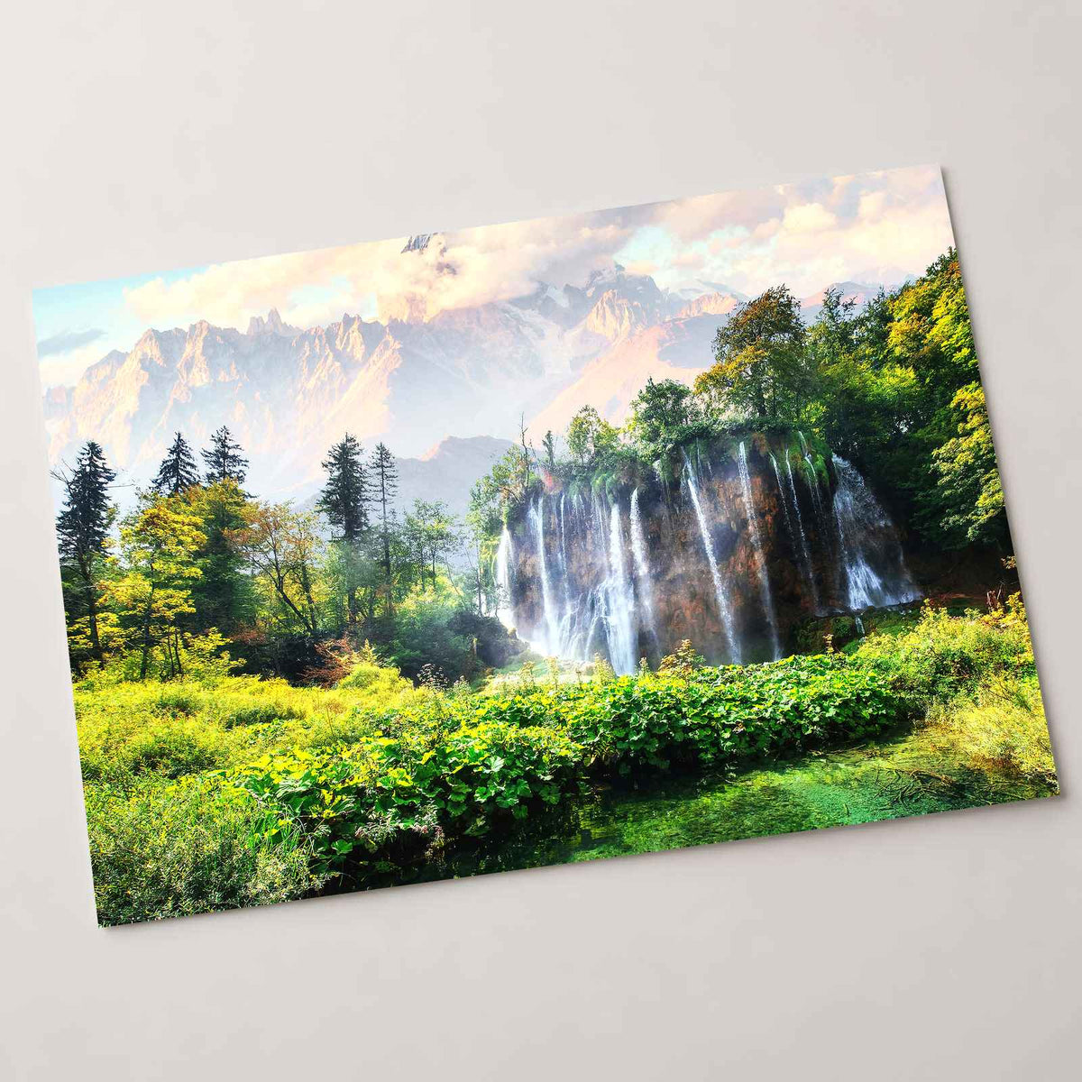 Plitvice Lakes National Park, Croatia Photo Print Wall Decor