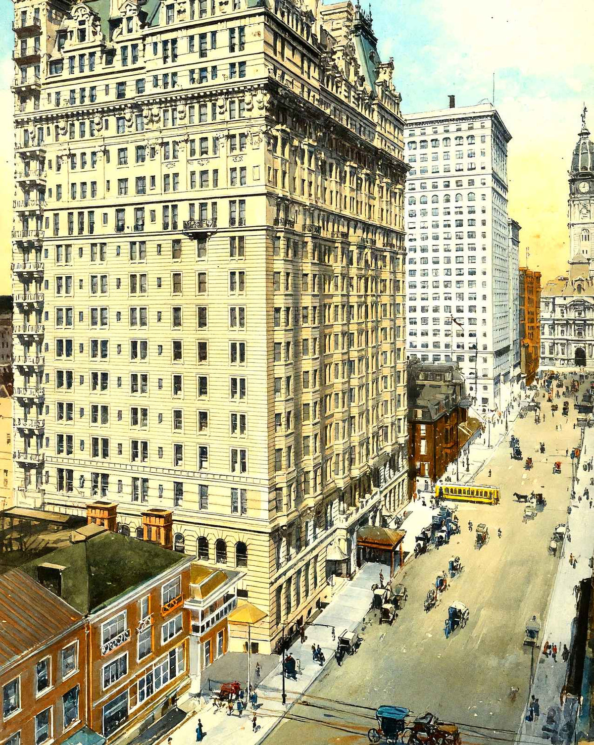 Hotel Bellevue Stratford, Philadelphia PA art print