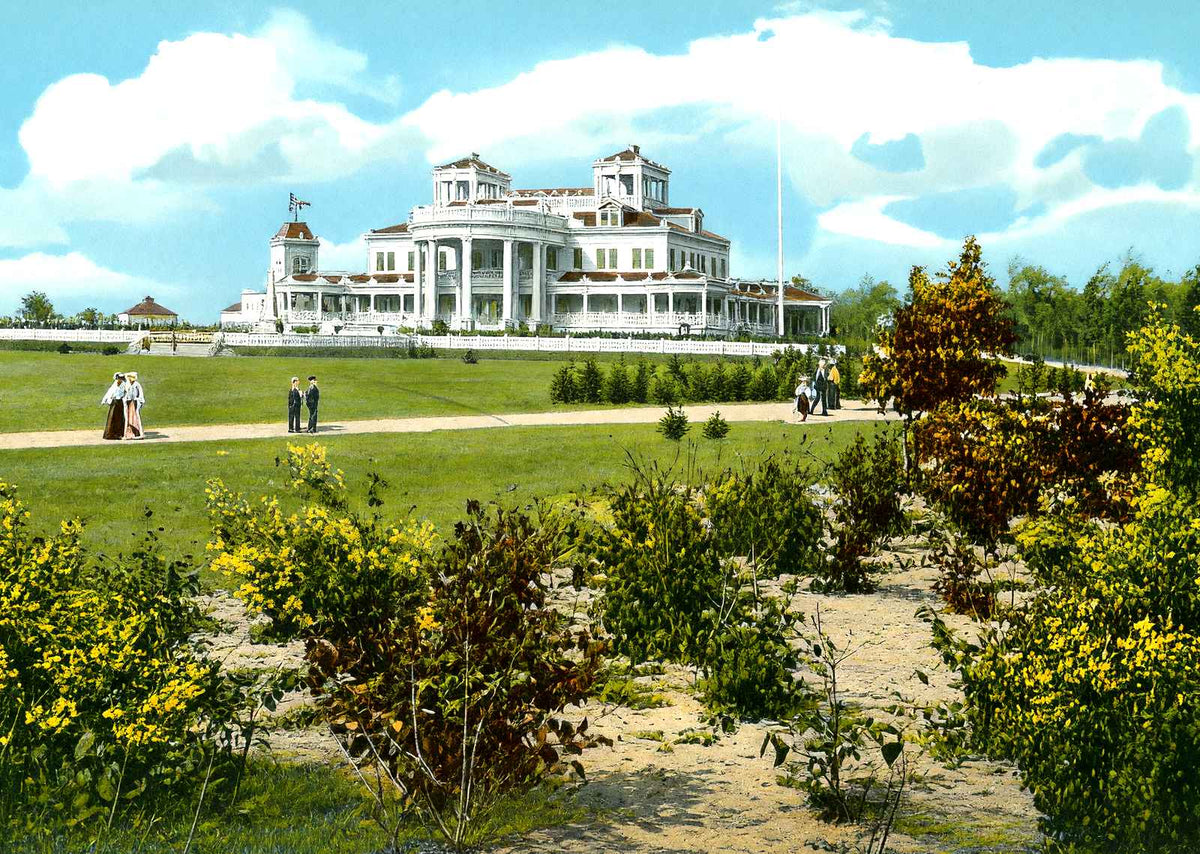 Residence of John a. McCall, Long Branch, NJ vintage print