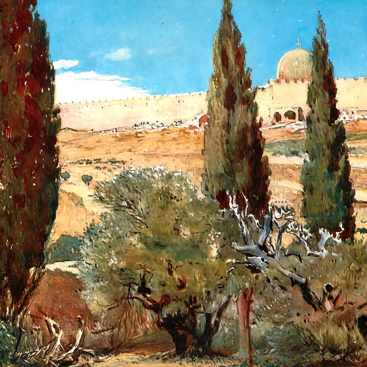 Garden of Gethsemane, Jerusalem art print